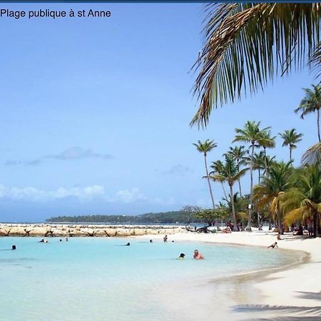 Studio Village Vacances,Vue Mer, Plage A 30M ,Wifi A Sainte Anne Exterior foto