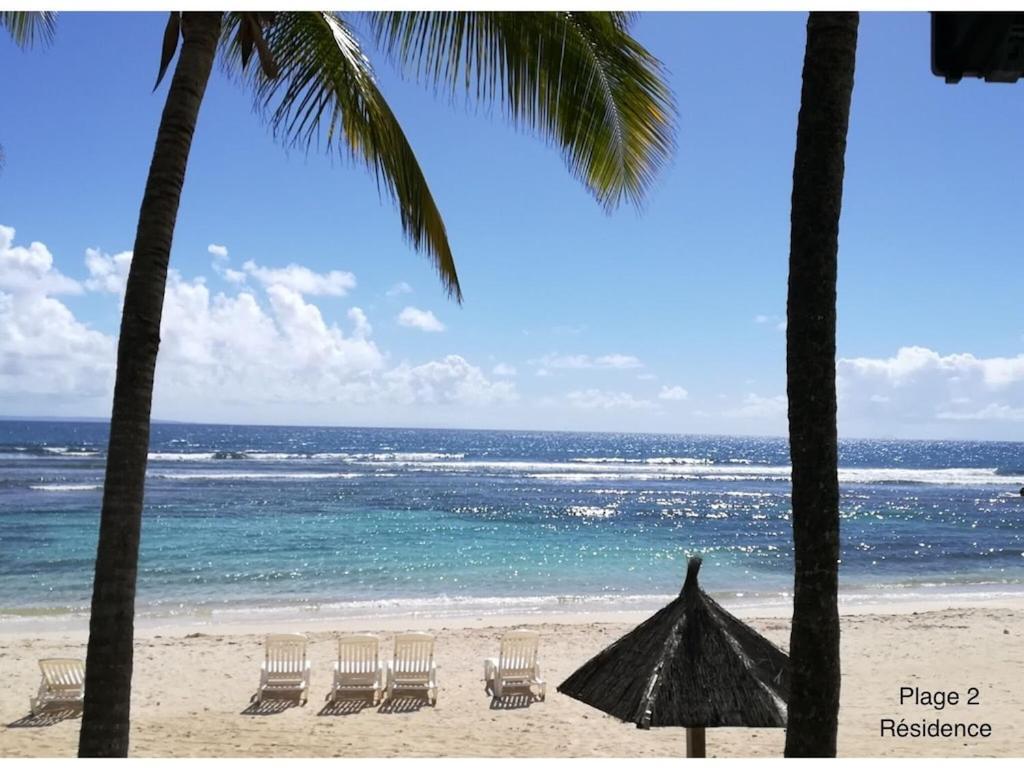 Studio Village Vacances,Vue Mer, Plage A 30M ,Wifi A Sainte Anne Exterior foto
